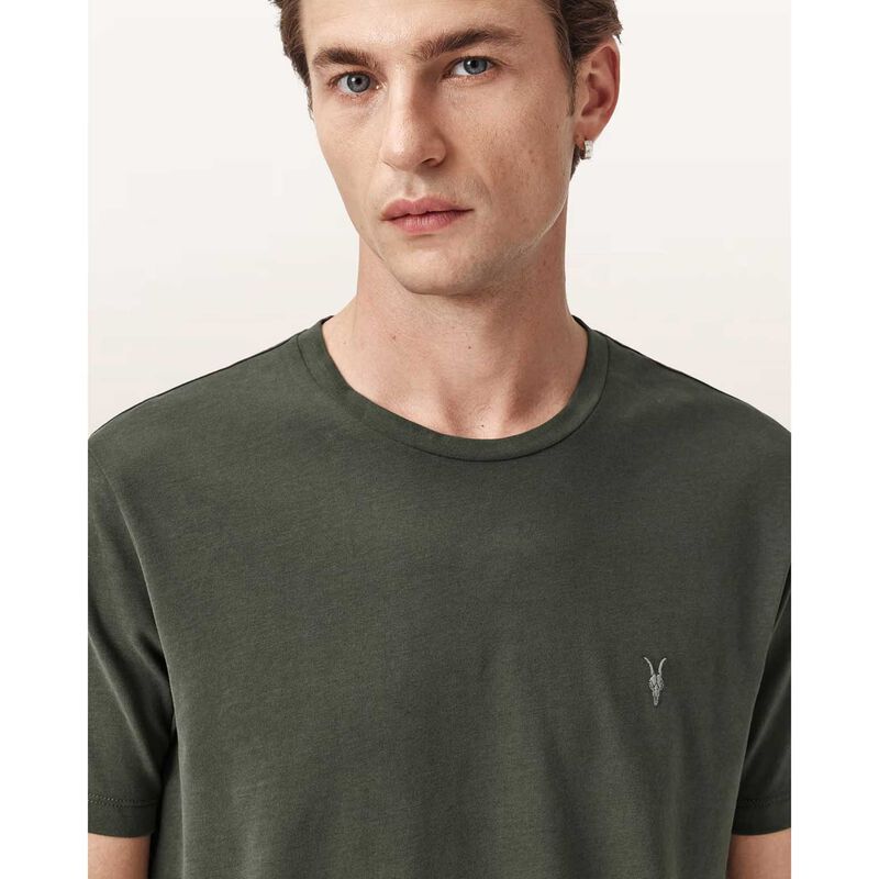 AllSaints Brace Brushed Cotton Crew Neck T-Shirt image number 2